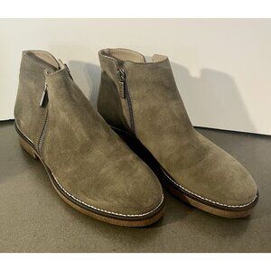 Italeau Foliana Booties Light Brown Suede Women’s EU 37.5 Waterproof Handmade IT